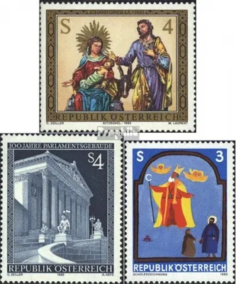 Produktbild von Briefmarken Österreich 1983 Mi 1759,1760,1761 (kompl.Ausgaben) postfrisch Sondermarken