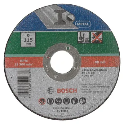 Produktbild von Trennscheibe gerade, Metall D= 115 mm; Dicke= 2,5 mm