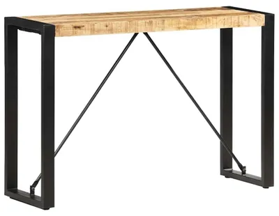 Productafbeelding van Massief Houten Consoletafel 110x35x76 cm