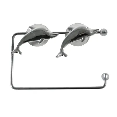 Produktbild von WC-Papierrollenhalter Delfin verchromt