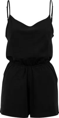 Produktbild von Urban Classics Ladies - Short Spaghetti Jumpsuit schwarz XS