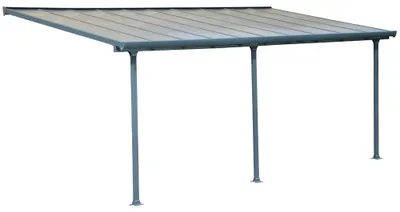 Produktbild von Palram - Canopia Aluminium Terrassenüberdachung Feria Anthrazit 295x610x305 cm