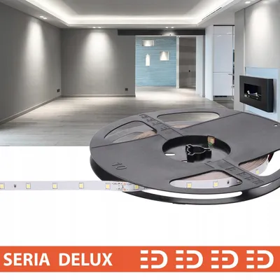 Imagen del producto de Tira de LED Prescot Delux, 24V, 4.4W/m, luz blanca fría, 10 metros