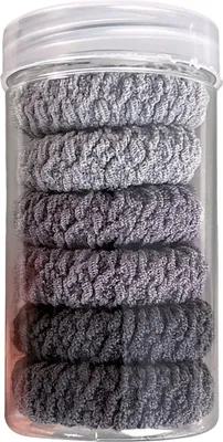 Produktbild von 6 Stück Haarseile Pferdeschwänze Dutt Zöpfe Anti-Rutsch-Stirnbänder Weiche nahtlose elastische Haargummis Haarschmuck