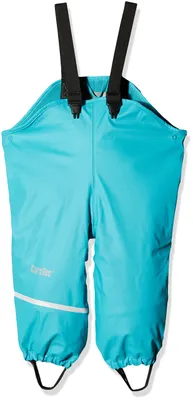Immagine prodotto di Pantaloni impermeabili per bambini CareTec, con fodera in pile, colore turchese (968), taglia 104