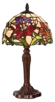 Immagine prodotto di Lampada da tavolo Tiffany ORCHIDEA 40*Ø23 1*E14