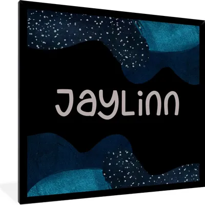 Produktbild von MuchoWow® Gerahmtes Poster Jaylinn - Pastell - Mädchen 40x40 cm - Poster mit Schwarzem Bilderrahmen Wandposter Rahmen Foto Bilder - Mit Rahmen - Wanddekoration Schlafzimmer