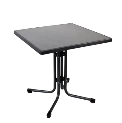 Produktbild von MFG Gartentisch Klapptisch Stahlrohrgestell, anthrazit, 70x70 cm; 432614