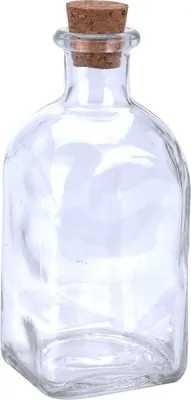 Produktbild von Hervorragende Haushaltsglasflasche mit Korken, 120 ml