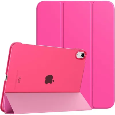 Immagine prodotto di Custodia protettiva per iPad 11ª generazione, 11 pollici, modello 2025 / iPad 10ª generazione, 10,9 pollici, modello 2022, trasparente, colore rosso