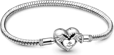 Produktbild von Gnoce Armband Herz mit Flügeln GNB070-19