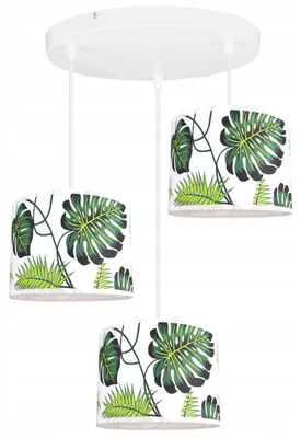 Produktbild von DECKE HäNGEND LAMPE KRONLEUCHTER LAMPENSCHIRM MODERN