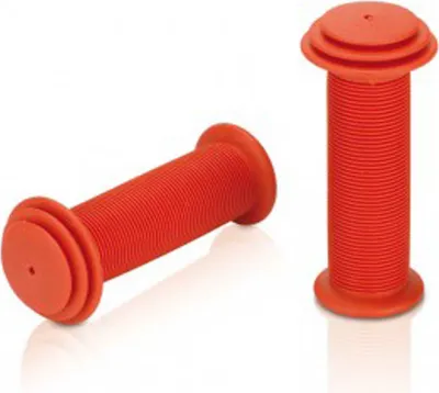 Produktbild von XLC GR-G18 Kindergriffe mit Prallschutz, Lamellen, 100 mm, Ø 22 mm, pink (1 Paar)