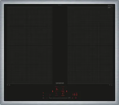 Image de Siemens iQ700, Table de cuisson à induction, 60 cm, Noir, Avec cadre à poser, EX645HXC1E