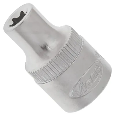 Produktbild von Vigor V2727N, Steckschlüsselbuchse, Edelstahl, 1 Kopf/Köpfe, 3/8", Metrisch, 7 mm