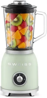 Obrázek produktu pro Mixér SWEISS MXV7, 1000 W, 1,5 l, 2 rychlosti, pulzní režim, 6 nožů, zelený