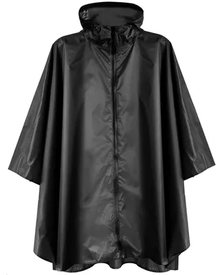 Immagine prodotto di Poncho antipioggia mantella impermeabile - Impermeabile - Leggero - Nero - Taglia unica per bicicletta e campeggio
