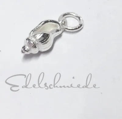 Produktbild von kleine Muschel als Kettenanhänger in 925 Silber