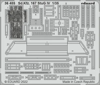 Produktbild von Eduard Accessories 36485 - 1:35 Sd.Kfz. 167 StuG IV - Neu