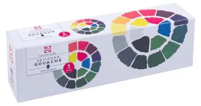 Produktbild von Talens Gouache-Extra-Fein-Set, 5 x 50 ml-Flaschen