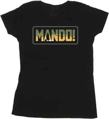 Produktbild von Star Wars - "The Mandalorian" T-Shirt für Damen BI43416 (M) (Schwarz)