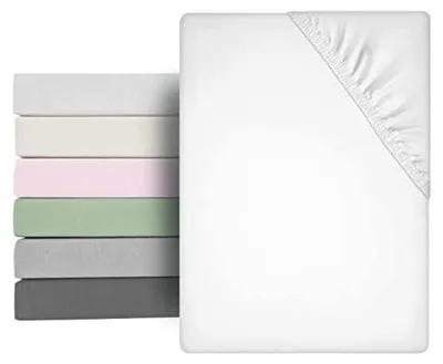 Zdjęcie produktu dla Prześcieradło z gumką mikrofibra białe 200X200 cm premium miękkie