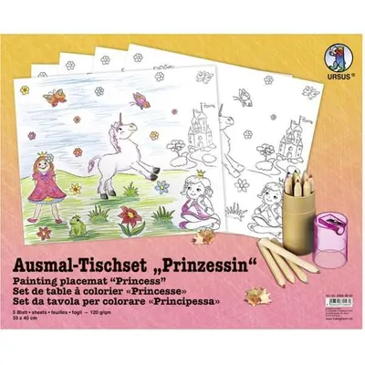 Produktbild von URSUS Prinzessin, 5 Seiten, Junge/Mädchen, Malbuch/Album