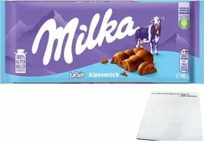 Produktbild von Milka Luflee (90g Tafel) + usy Block