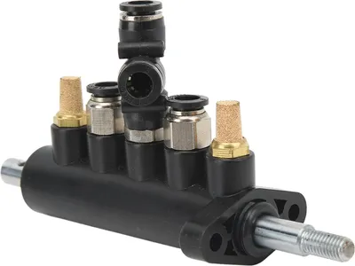 Productafbeelding van Reifenmontagemachine, ventiel voor voetpedaal, type "Air Control", 5-weg, aluminiumlegering, boorgat afstand 36 mm, vervangingsaccessoire