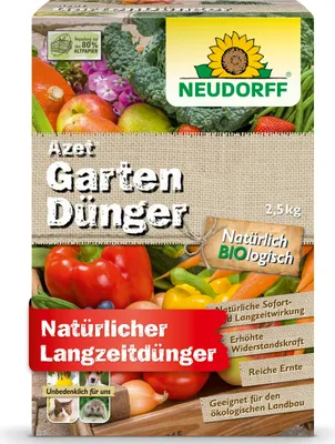 Produktbild von Neudorff Azet GartenDünger  - 2,5 kg organischer Sofort- & Langzeitdünger