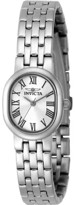 Productafbeelding van Invicta Angel 48138 - Dameshorloge - Quartz uurwerk - Roestvrij staal met zilverkleurige wijzerplaat - 20 mm