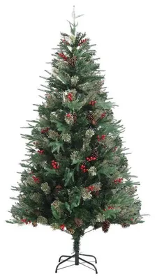 Immagine prodotto di Albero di Natale – Albero di Natale artificiale – Albero di Natale decorativo – Abete verde – 195 cm – Materiale PVC e PE realistico