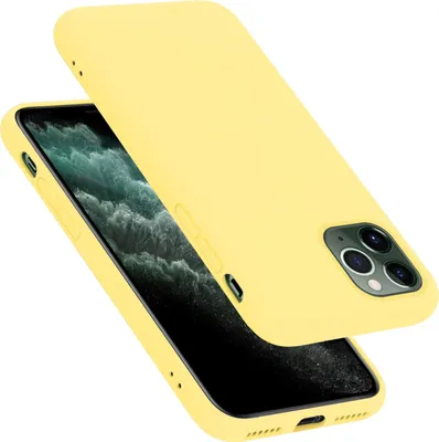 Zdjęcie produktu dla Etui ochronne Cadorabo do Apple iPhone 11 PRO MAX w kolorze żółtym Etui na telefon komórkowy Pokrowiec TPU Etui