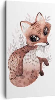 Produktbild von Bild auf Leinwand - Leinwandbild - Einteilig - Fuchs November Tier - 45x80cm - Wand Bild - Wanddeko - Wandbilder - Leinwanddruck - Bilder - Wanddekoration - Leinwand bilder - Wandbild - PA45x80-4968