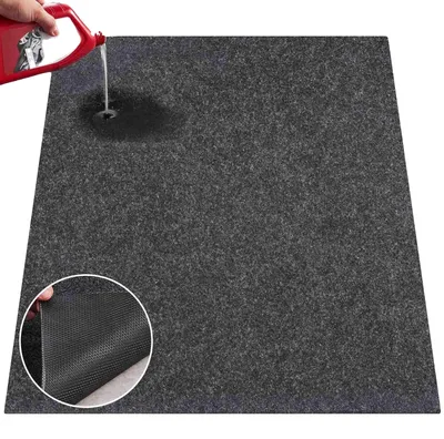 Produktbild von VEVOR Garagenbodenmatte, 2,28 x 6,1 M Wasserdichter Schutz vor Wasser, Schnee, Regen, Schlamm und Öl für Autos, Rutschfeste, strapazierfähige Auffangmatte mit TPE-Undurchlässigem Rücken & leicht zu reinigen & zuschneidbar, 7.5 x 20 ft
