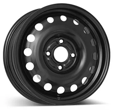 Produktbild von 15 Zoll Stahlfelge ALCAR 15"x6" 4x107.95 PCD ET45.5 63.40mm Felge Schwarz