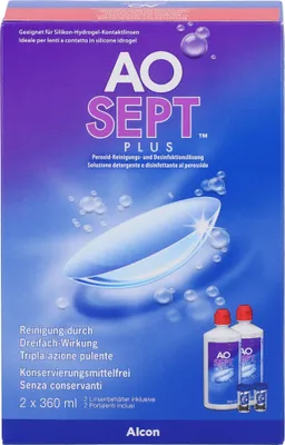 Obrázek produktu pro AOSEPT PLUS - 2x360ml + kontejner
