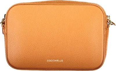 Produktbild von Orangene Damenhandtasche mit verstellbarem Schultergurt & Reißverschluss