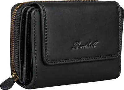 Produktbild von Benthill Damen Geldbörse Leder - Echt-Leder Portemonnaie RFID - Geldbeutel mit Kartenfächern & Münzfach