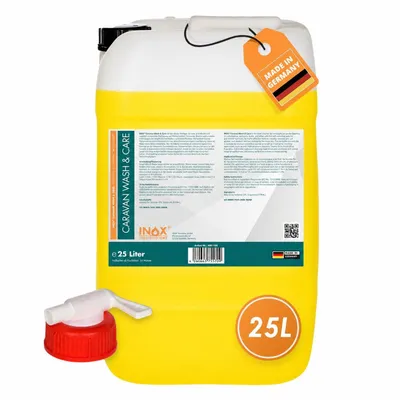 Produktbild von INOX® 25 Liter Caravan Wash & Care – Caravanreiniger mit Citrusduft – für Wohnmobile & Boote