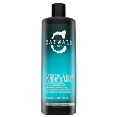 Produktbild von Tigi Catwalk Oatmeal & Honey Nourishing Shampoo Pflegeshampoo für trockenes und geschädigtes Haar 750 ml