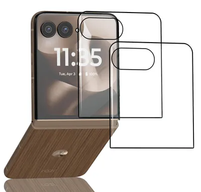 Zdjęcie produktu dla 2-pak Motorola Razr 60 Ultra (2025) Szkło ochronne na ekran - Szkło hartowane 9H - Super jakość 3D
