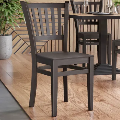Produktbild von 2er-Set GIOVANNI | Bistrostuhl | Wenge | Holz | Gastrostühle, Bistro Stuhl
