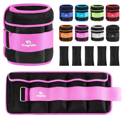Produktbild von Gewichtsmanchetten verstellbar, 0,5–2,5 kg pro Einzelgewicht, 2er-Set, für Fitness und Training