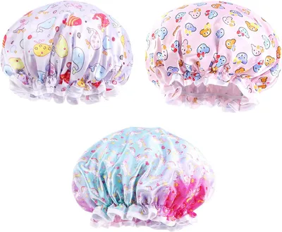 Image de Paravent de douche pour enfants, lot de 3, imperméable et réglable, pour la salle de bain