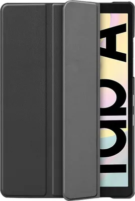 Image de Cazy Housse pour Tablette compatible avec Samsung Galaxy Tab A7 - Étui TriFold Bookcase - Noir