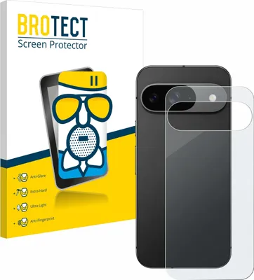 Produktbild von BROTECT Entspiegelungs Schutzglas für Google Pixel 9 (Rückseite) Schutzfolie Panzer Folie Glas Display Schutz matt