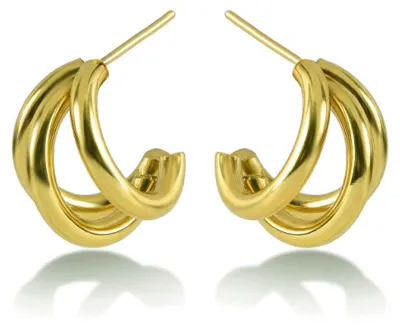 Produktbild von Elegante vergoldete Ohrringe Mirevia Gold VWE260746G
