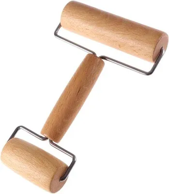 Immagine prodotto di Set di 2 mattarelli in legno, piccolo e medio