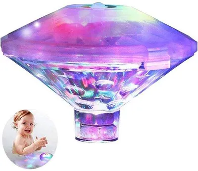 Obrázok produktu pre Nabíjateľná LED lampa do vírivky – do kúpeľní, diskoték, jazierok – 7 režimov